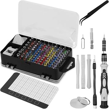 Chrome Vanadium Steel Screwdriver Head Set Retractable Tool Rod Screwdriver Bit Set 360 Rotatable Tail for Electronics