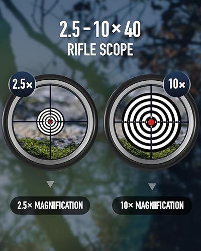 Miniatura 4 de PINTY Tactical Rifle Scope Combo: 3-9x32 3-9x40 4-12x50 4-16x50 Illuminated Optics, Red Dot Sight, Laser, RGB Rangefinder Riflescope for 20mm