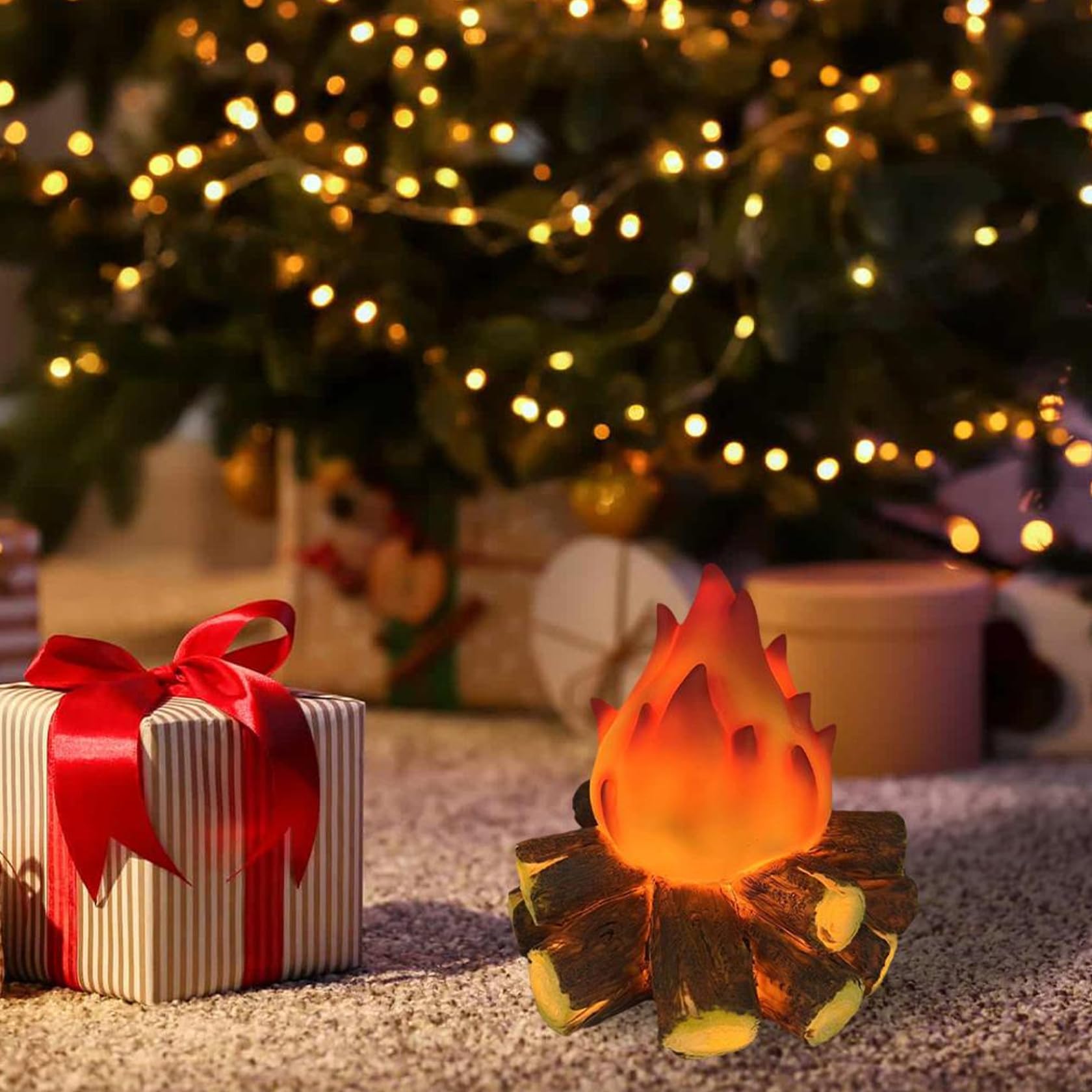 Amazon.co.jp: フェイクキャンプファイヤー フェイクファイヤー 3D