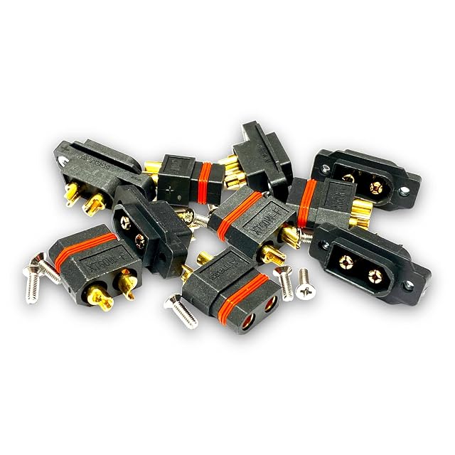 Foto 6 de 8 de VUNIVERSUM Original Premium XT60 XT60W XT60E - Enchufe empotrable con tornillos macho y hembra (1 par)