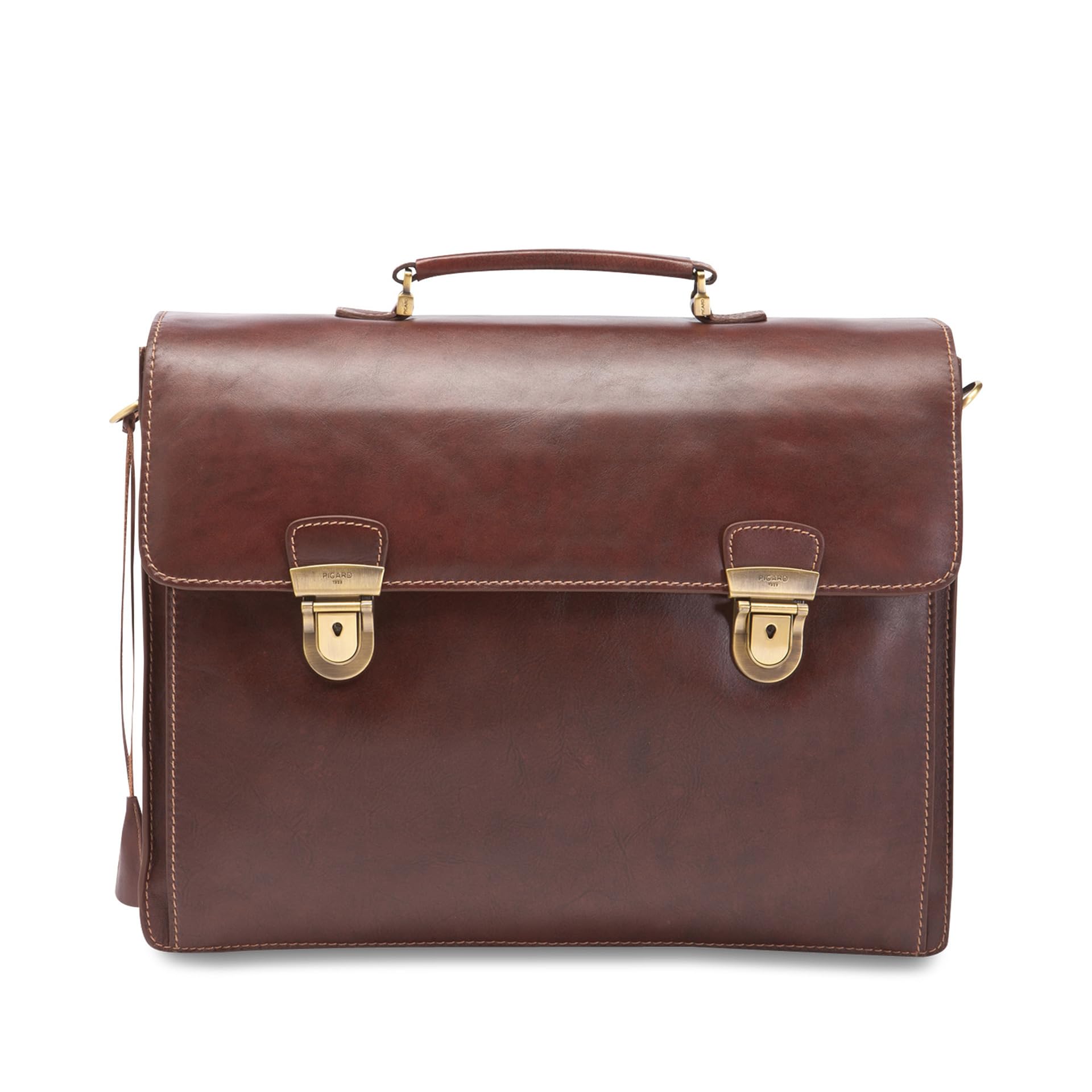 Picard Herren Aktentasche TOSCANA aus Rindsleder OneSize | mit Steckverschluss | Aktentasche | Business