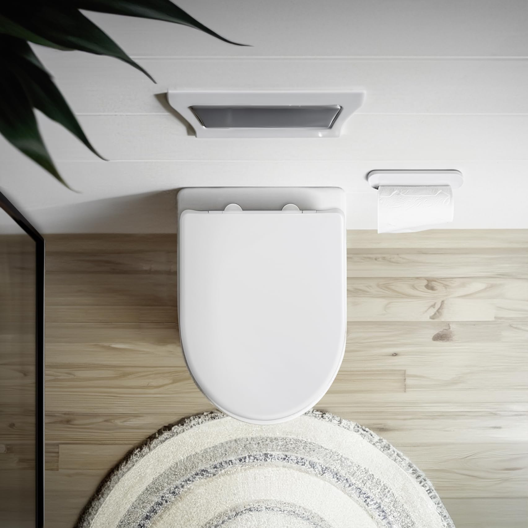 SCHÜTTE 80101 Spirit WC-bril met softclosemechanisme van hout, toiletbril met wc SCHÜTTE 80101 Spirit WC-bril met softclosemechanisme van hout, toiletbril met wc