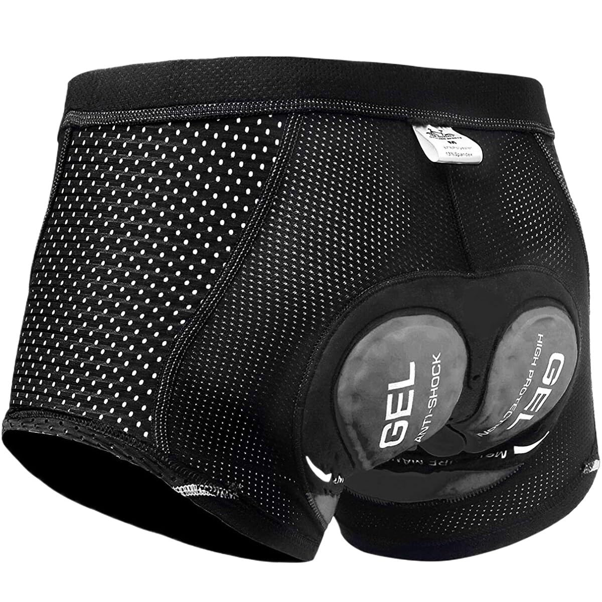 Cuissard VTT Homme sous-vêtements de Cyclisme for Hommes avec Coussin en Gel 5D Boxer de Cyclisme for VTT sous-vêtements de Cyclisme sur Route Équipement de Cyclisme Short Velo Homme(XL)