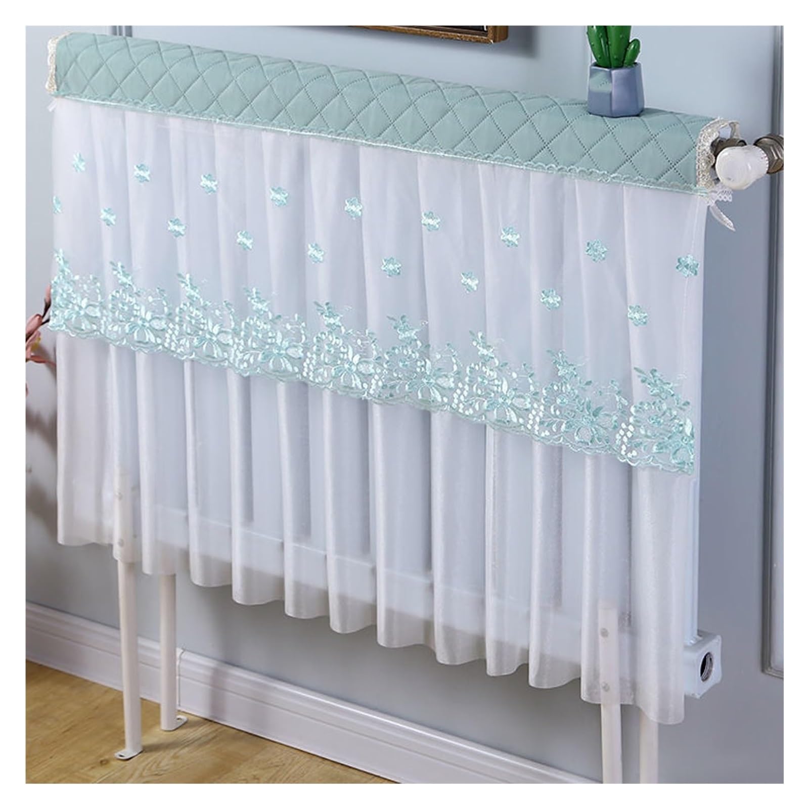 Couverture radiateur complète 170cm avec protecteur radiateur coton respirant style 4