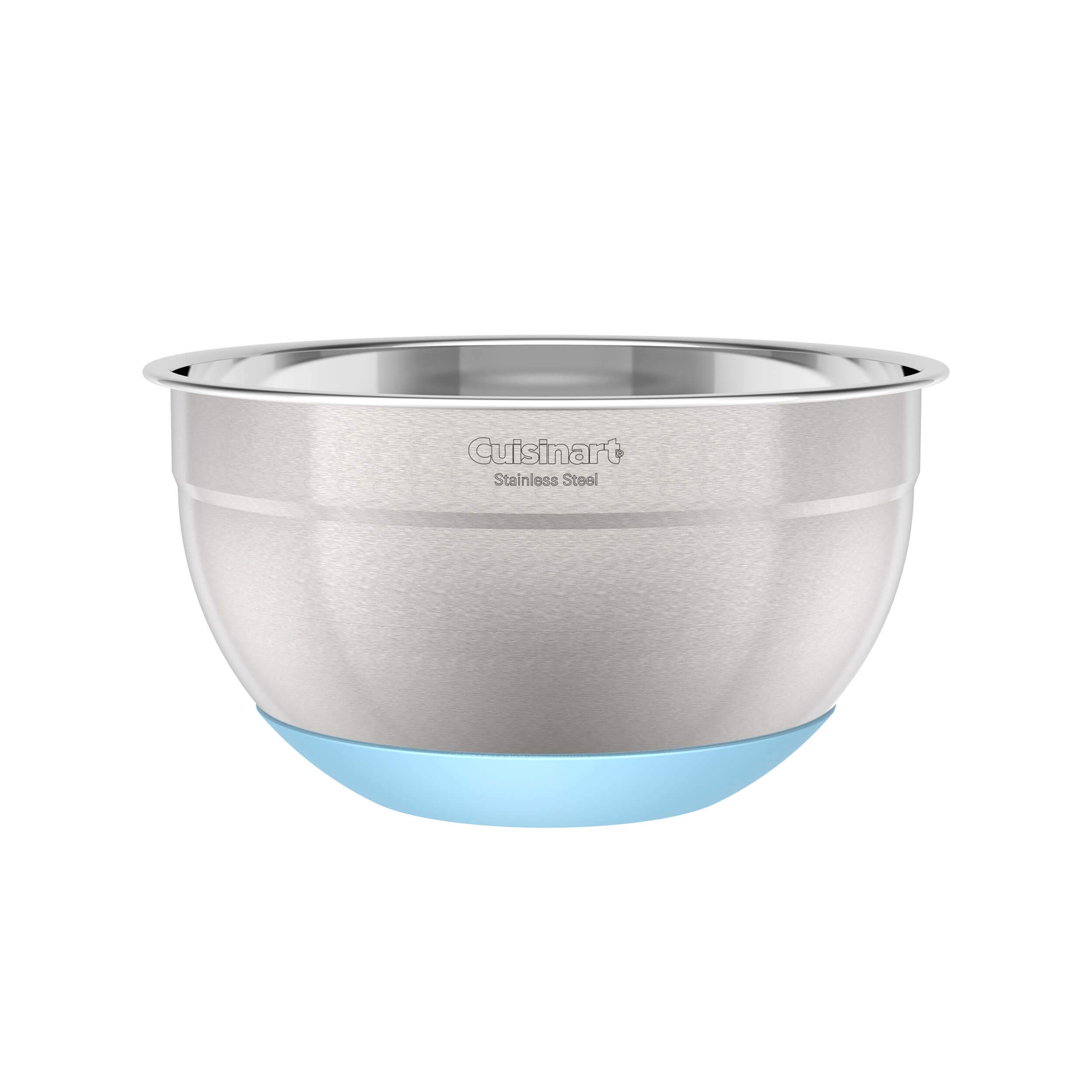 Cuisinart 3-Piece Stainless Steel Mixing Bowls with Nonslip Base, 1.5qt, 3qt & 5qt - Image 2