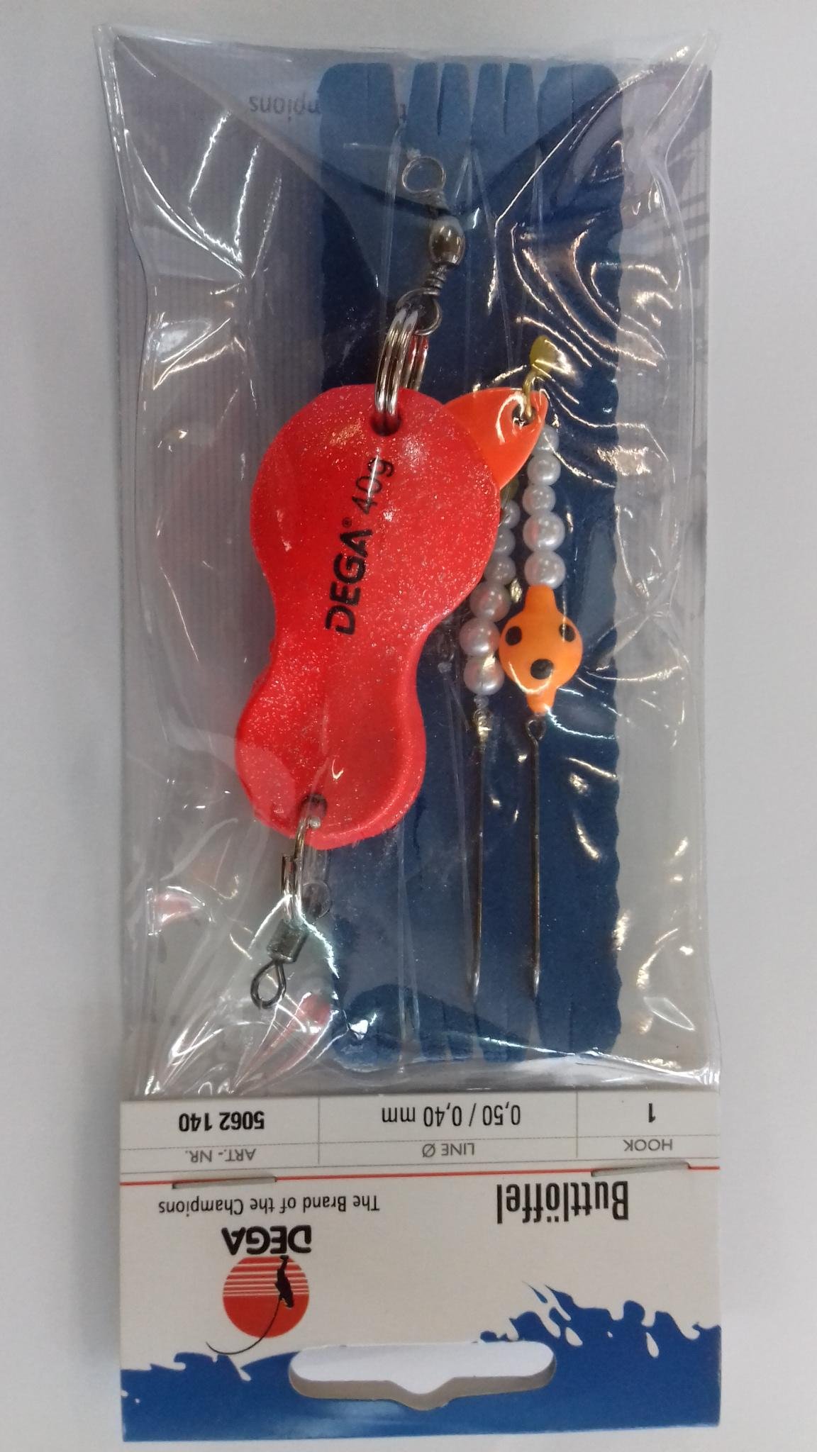 Dega UV Buttlffel Set 60g Orange Glitter