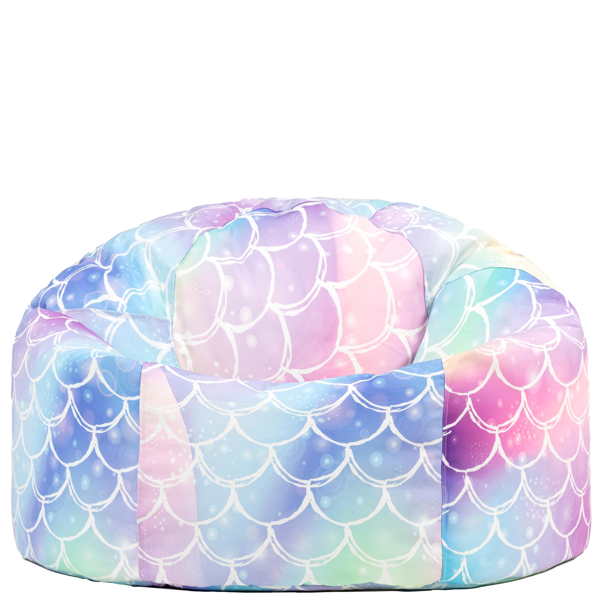 Icon Meerjungfrau Sitzsack Kinder, Webstoff, Sitzsack mit Füllung, Bequemer Kinder Sessel, Kuschelsessel, Lese Sessel, Schlafzimmer, Kinderzimmer, Wohnzimmer