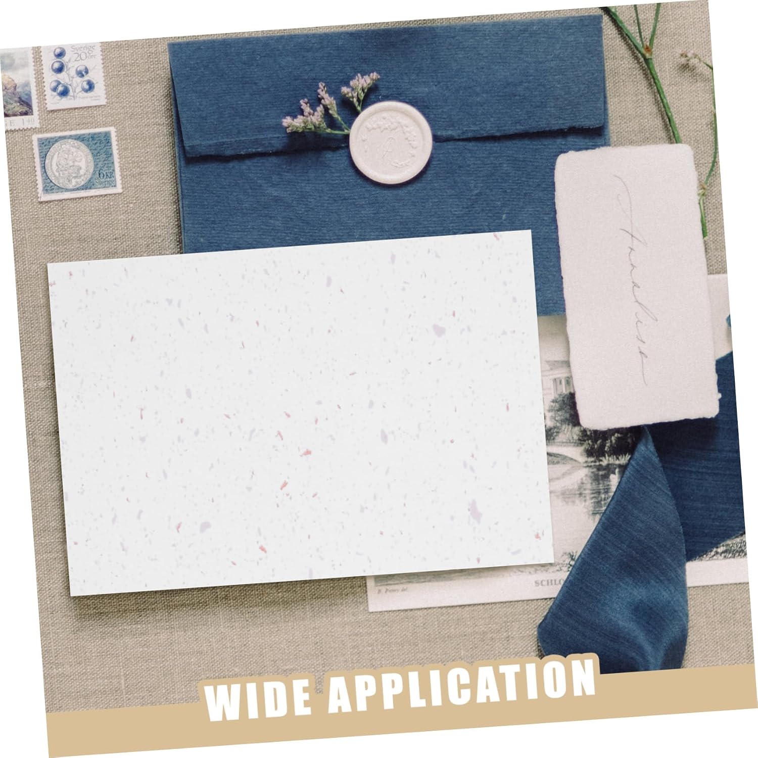 Anneome 15x10CM Blank Watercolor Postcards for DIY Crafting Mailing Personal Messages Hand-Painted Greeting Cards Heavyweight White Cardstock for Weddings Holidays