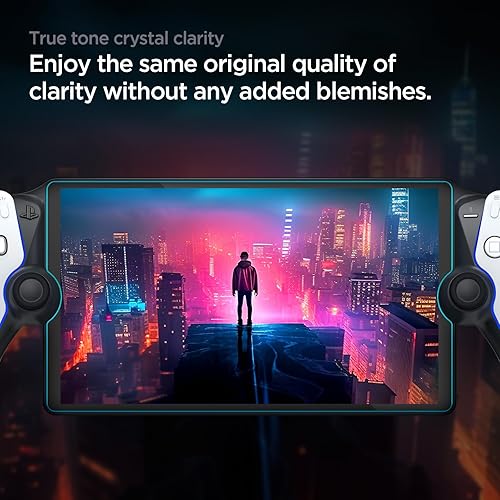 Miniatura 6 de Spigen Protector de pantalla de vidrio templado GlasTR EZ FIT diseñado para PlayStation Portal Remote Player 1 paquete