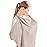 Konssy Muslin Nursing Cover for Baby Breastfeeding, Breathable 100% Cotton Breastfeeding Cover with Rigid Hoop for Mother Nursing Apron, Multi-use Carseat Canopy (Taupe)