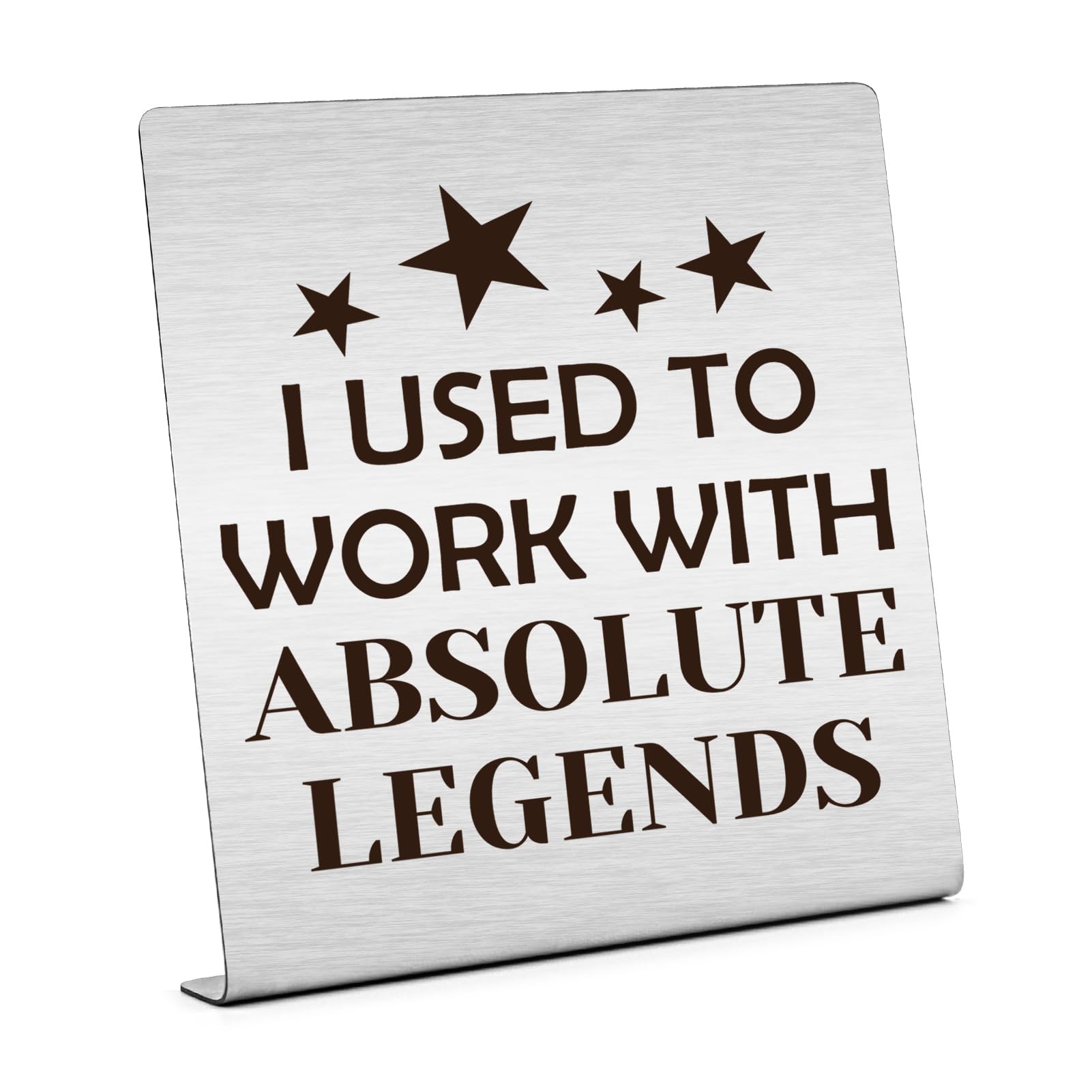 Coworker Leaving Gifts for Women Men New Funny Office Desk Signs Plaque Job Office Gifts Going Away Goodbye Gifts for Coworker Retirement Gifts for Colleague Boss Farewell Gifts for Friends