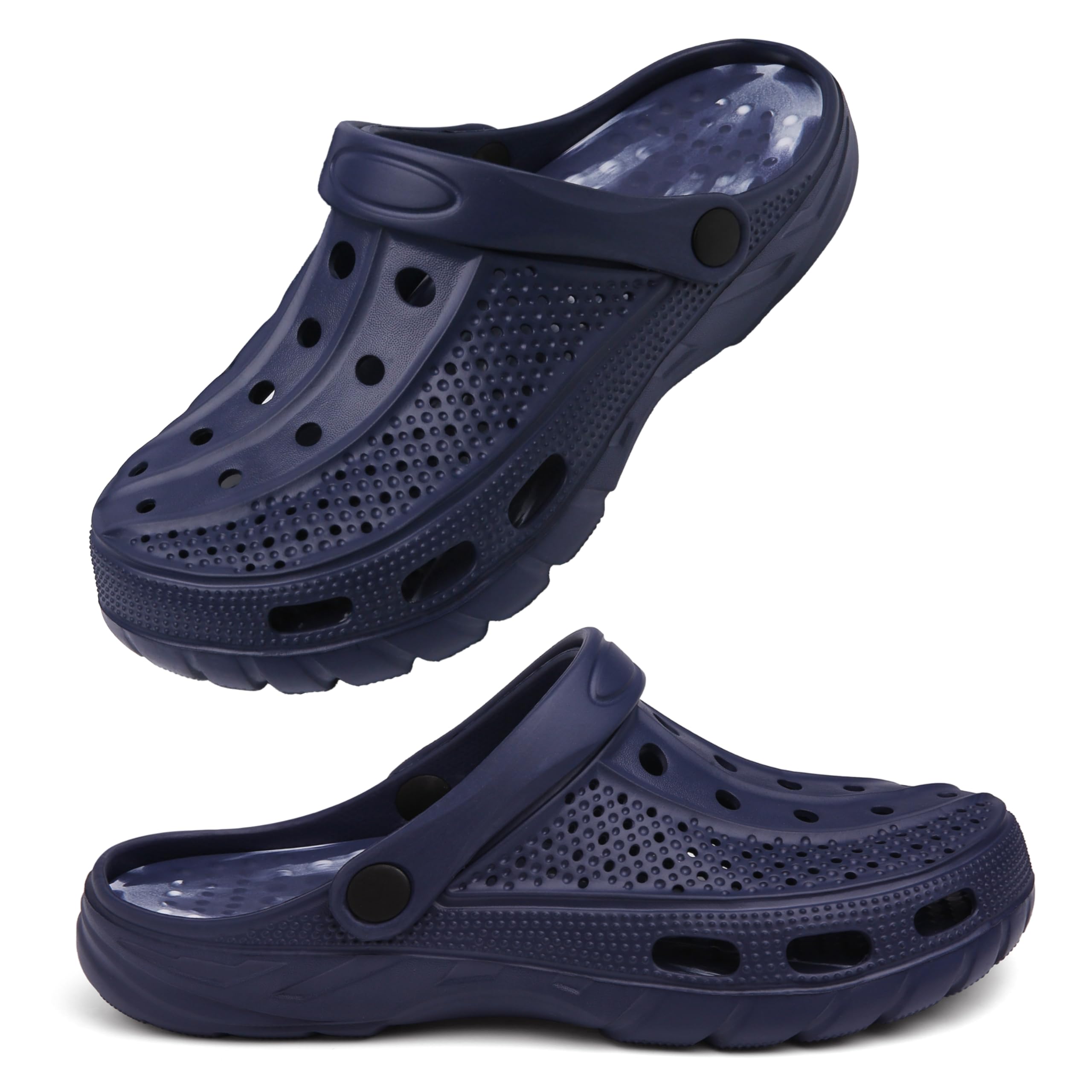 INMINPINMens Womens Garden Clogs Shoes Beach Slippers Pool Water Sandals with Comfortable Arch Support Insole