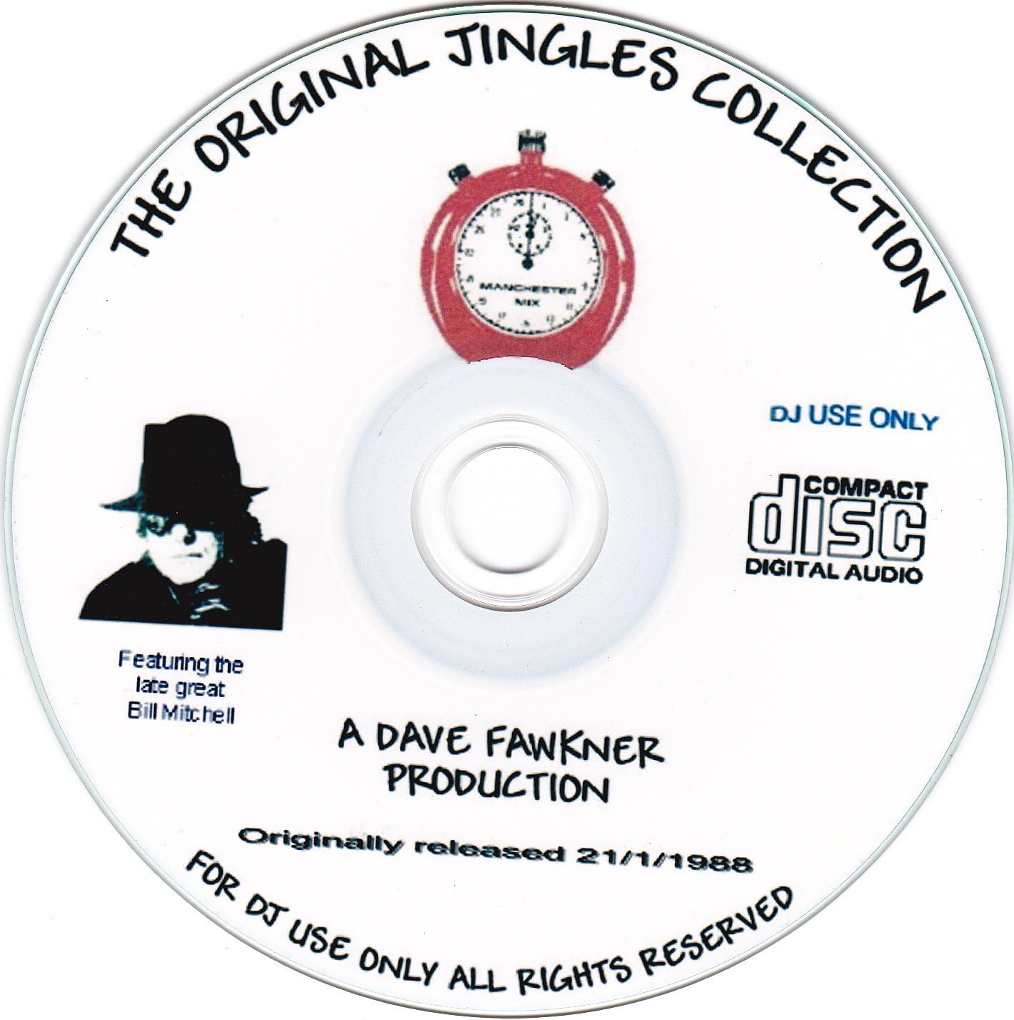 MANCHESTER MIX Jingles Collection VOLUMES 1/7 DJ-RADIO RETRO JINGLES COLLECTION ON 4 CDs