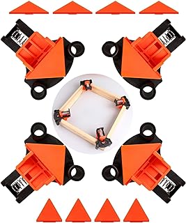 60/90/120 Degree Corner Clamp,Pro Carson Clamps for Woodworking,Adjustable Single Handle Spring Loaded Right Angle Clamp,T...