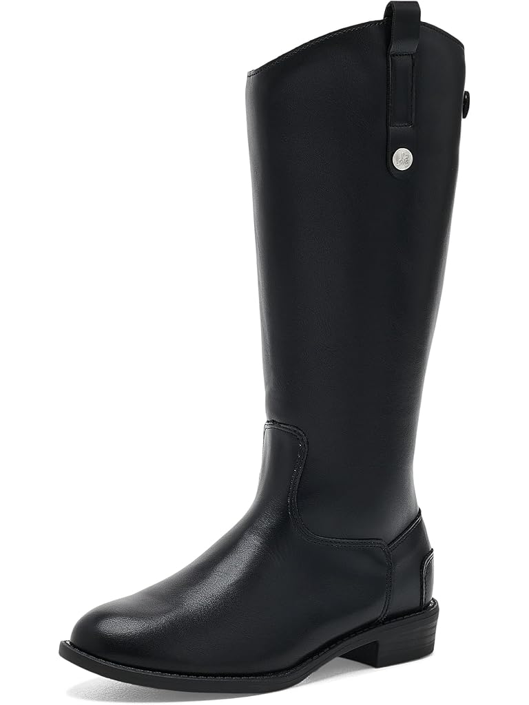 black mid calf dress boots + FREE SHIPPING Silk Satin Colors:Ivory فساتين العمل Rocking my favorite black Leather boots these Stiletto Ankle Boots