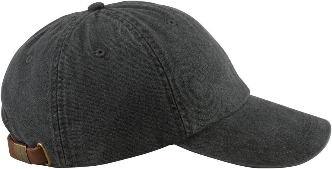 Unisex 6-Panel Low-Profile Washed Pigment-Dyed Cap