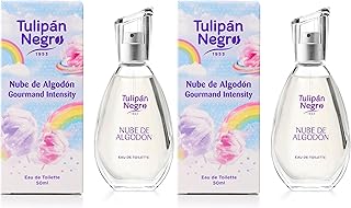 TULIPÁN NEGRO, AGUA DE COLONIA NUBE DE ALGODÓN 50ML (Paquete de 2)