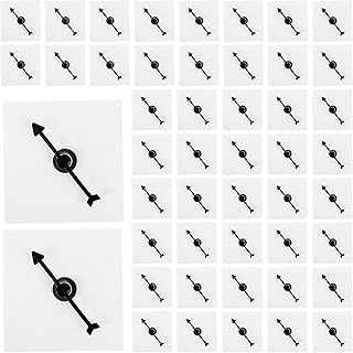 48 Pcs Transparent Spinners Dry Erase Math Game Spinners Clear Spinners with Rotating Arrows for Classroom Math Teaching Tools School Family Holiday Party Game