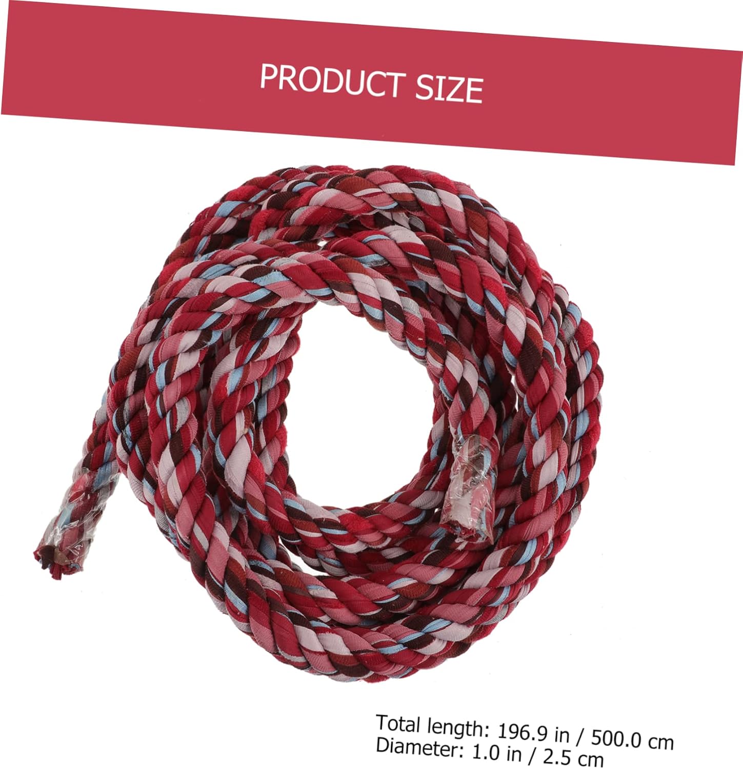 DECHOUS Tug of War Rope Set 100% Cotton Twisted Rope for Boys and Girls Competitions Party Games and Outdoor Activities Sturdy Multi-Color Design for Sports Events and Team Building