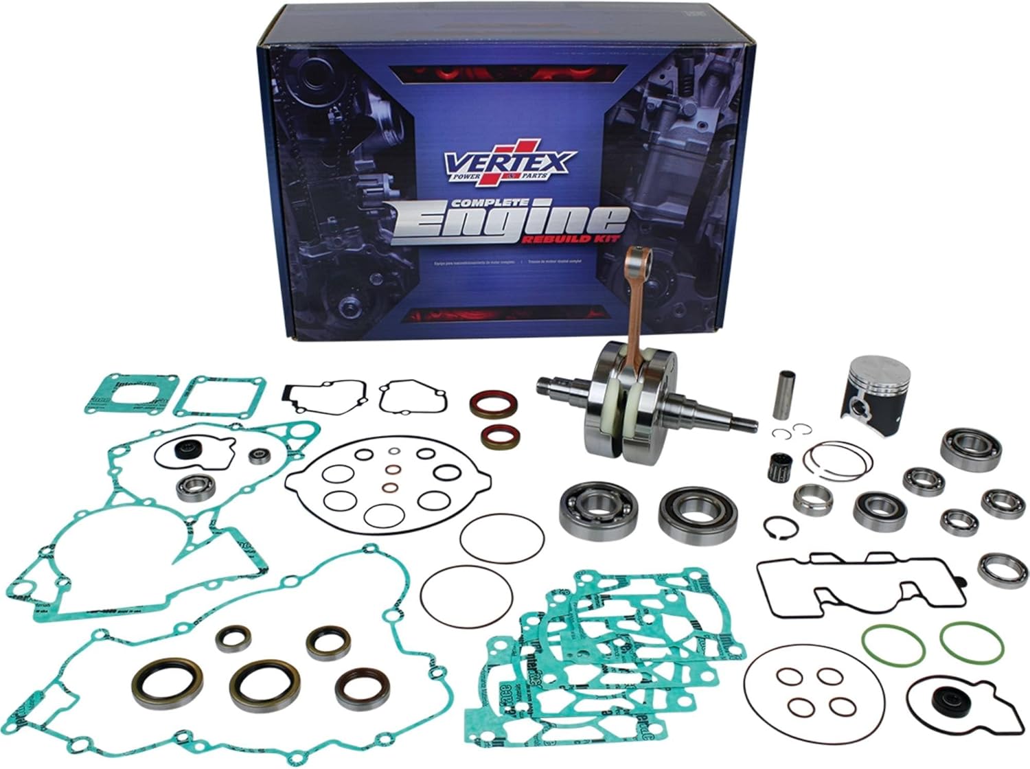Vertex WR00078 Complete Engine Rebuild Kit Compatible With/Replacement For KTM 125 SX 2018-2019, Husqvarna TC 125 2018-2019