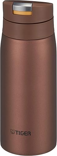 Miniatura 4 de TIGER MCX-A502RO Tiger Water Bottle, 16.9 fl oz (500 ml), Sahara Mug, Stainless Steel Bottle, One-touch, Lightweight, Red Oak