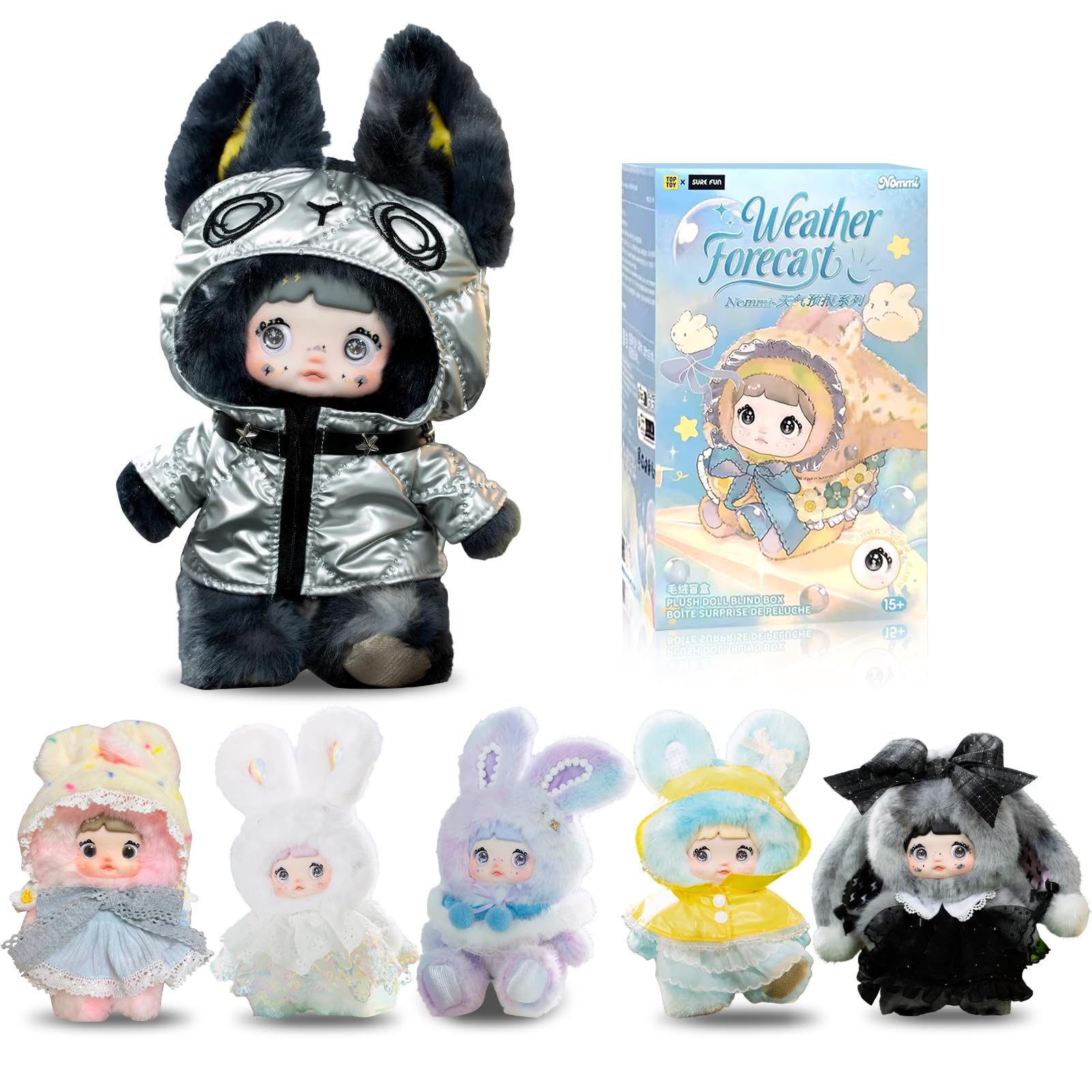Amazon.com: Mckkymi Plush Blind Box,Cute Nommi Weather Forecast