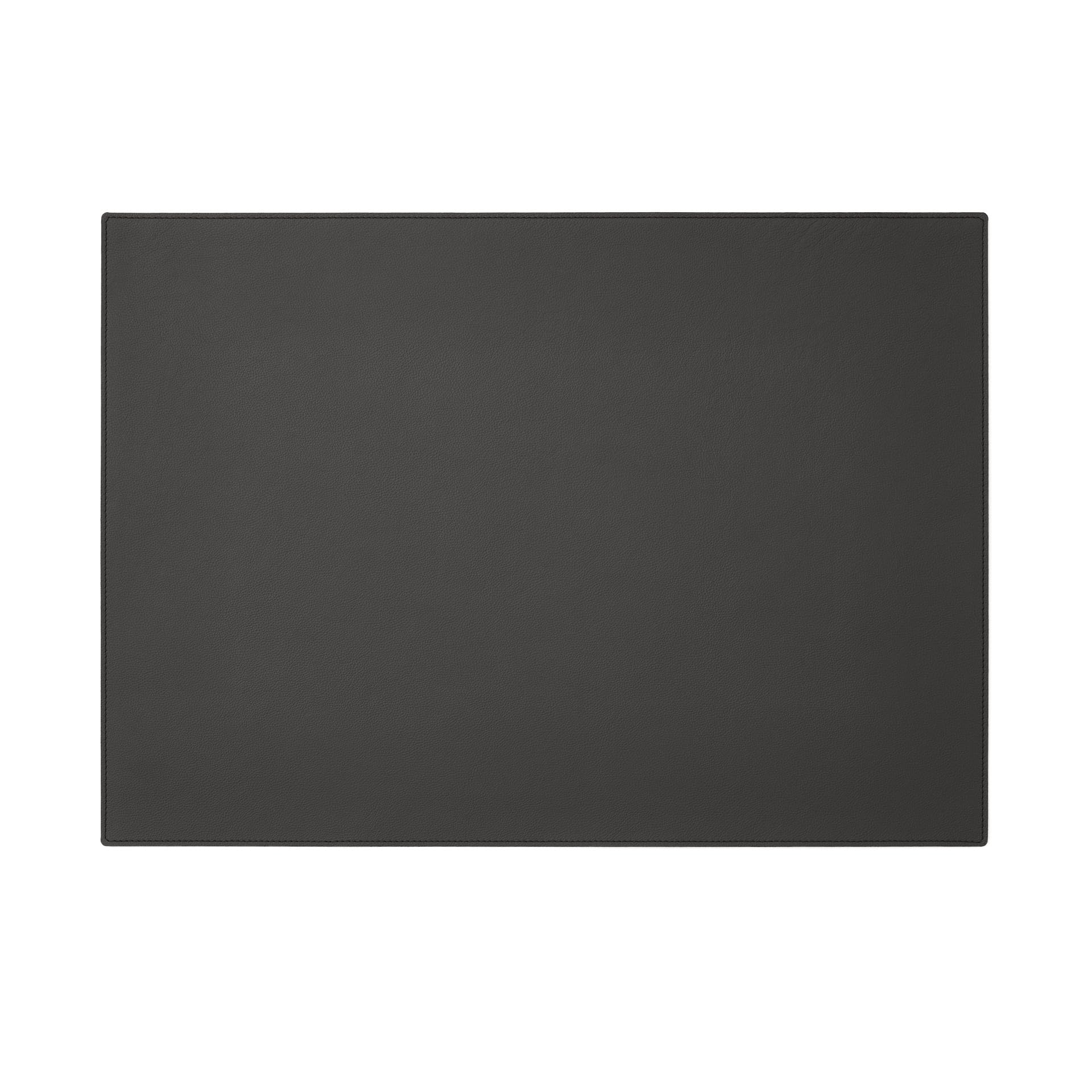 Eglooh - Palladio - Desk Mat for Office Made of Fine Real Leather Anthracite Grey - Desk Pad cm 50x35 - Large Mouse Pad with Handmade Stitchings and Non-Slip Bottom - Made in Italy — image 1