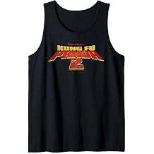Kung Fu Panda 2 Red And Yellow Movie Logo Tank Top