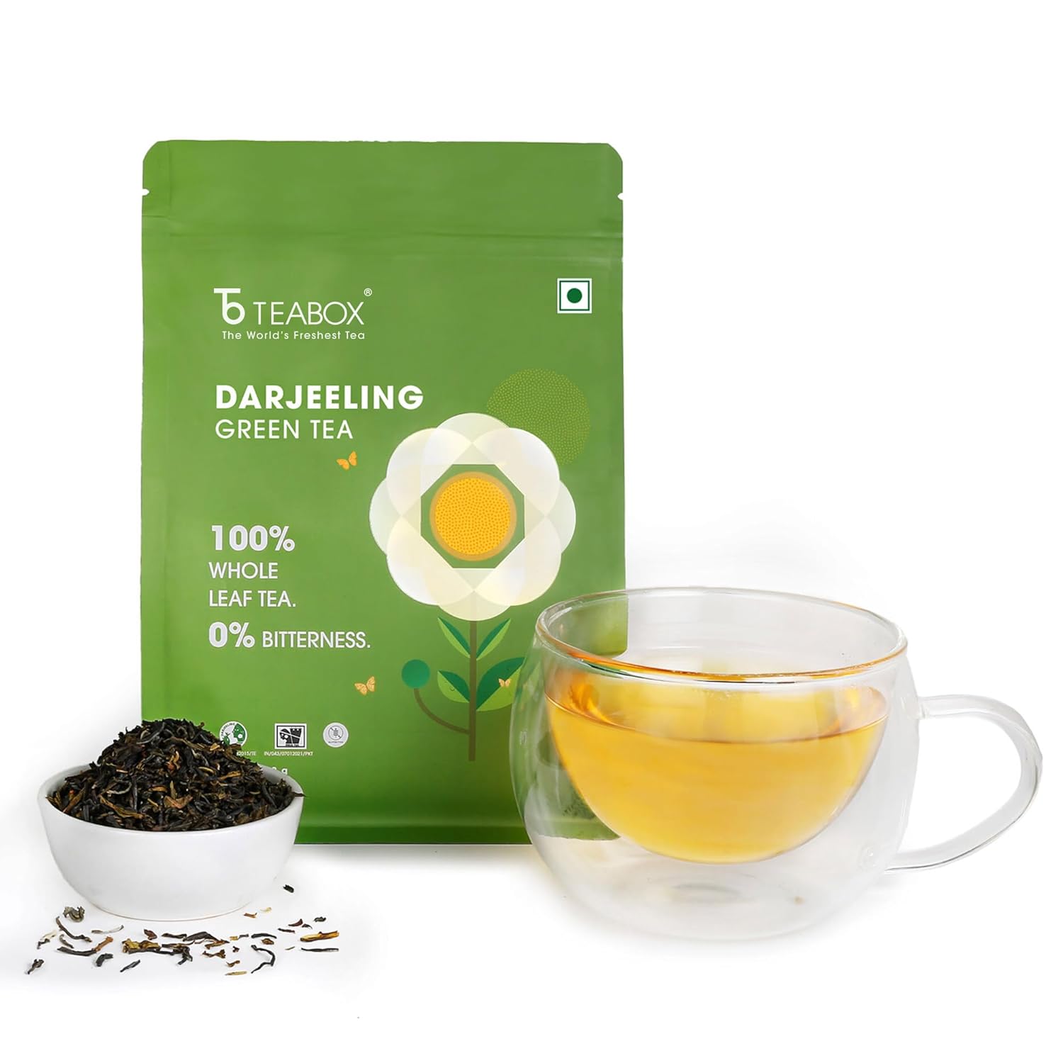 Amazon.com: Teabox Darjeeling Loose Leaf Green Tea | Straight From The ...