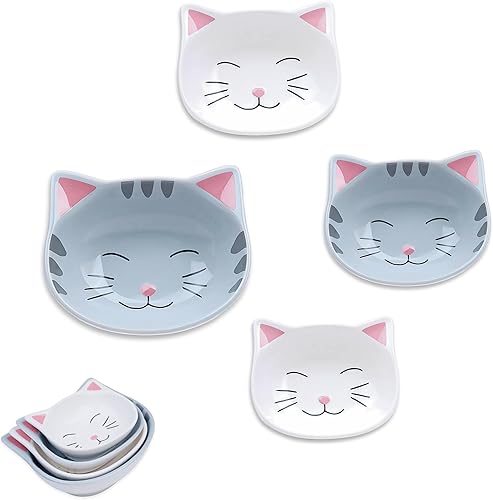 Juego de tazas medidoras para gatos, accesorios de cocina novedosos para gatos y regalos para hornear, tazas medidoras únicas para suministros de