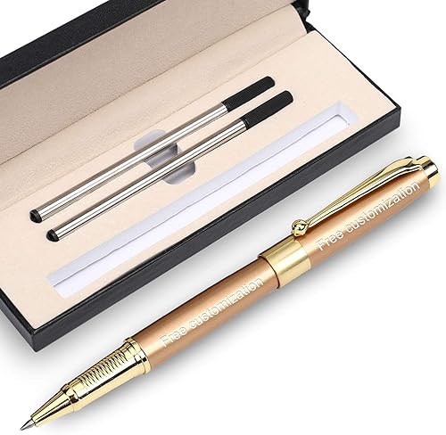 Bolígrafo de grabado gratis, bolígrafos personalizados, bolígrafo de rodillo, bolígrafo, bolígrafo de bola, bolígrafo de repuesto mediano, tinta