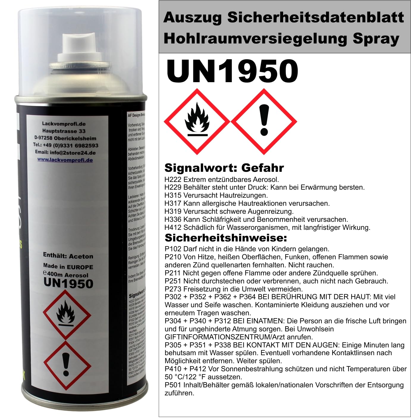 Alex Flittner Designs Uszczelnienie pustych przestrzeni, wosk konserwujący + sonda, 3 x 500 ml, przezroczysty