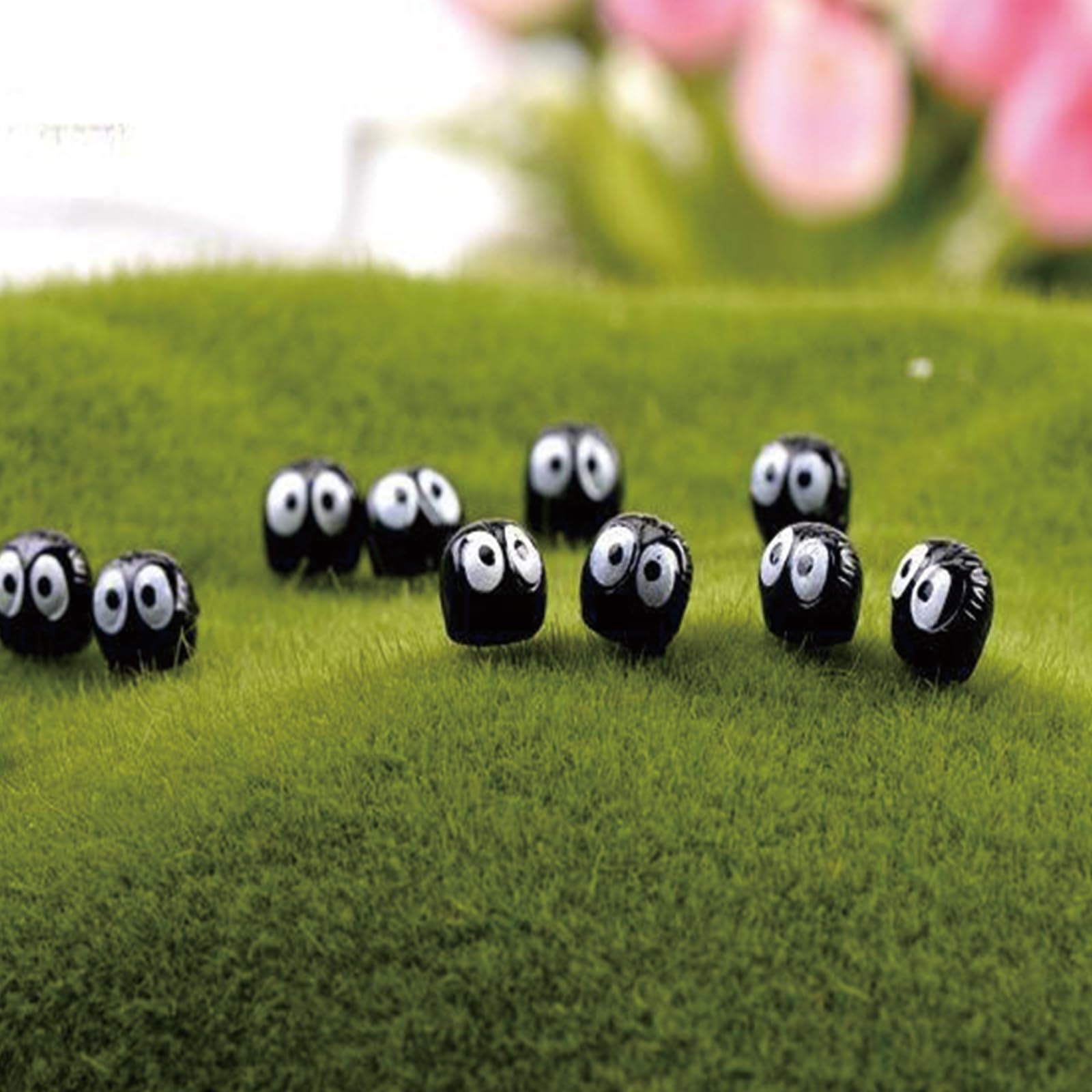 Conmetal Cute Soot Sprites Car Decor - Studio Ghibli Inspired Rearview Mirror & Dashboard Accessories - View #9