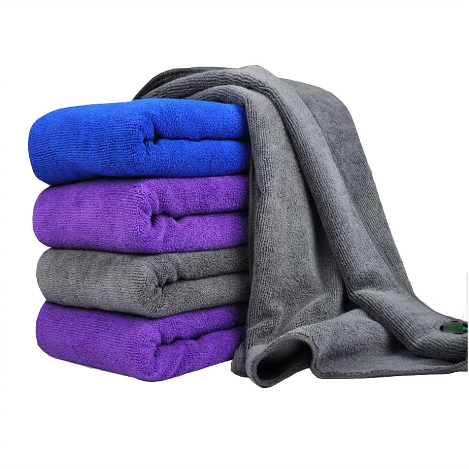 Chiffon de nettoyage en microfibre 30 x 70 cm Lavage de voiture Serviette en microfibre Nettoyage de voiture Chiffon de séchage Ourlet Chiffon d'entretien de voiture Détails de lavage de voiture