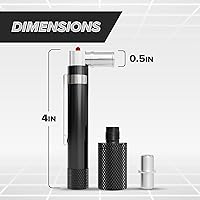 Vista 7 de Probador de continuidad de bolsillo coaxial (coaxial) (trazador) con tóner de voltaje (sonido) y paquete de conectores de barril, para prueba