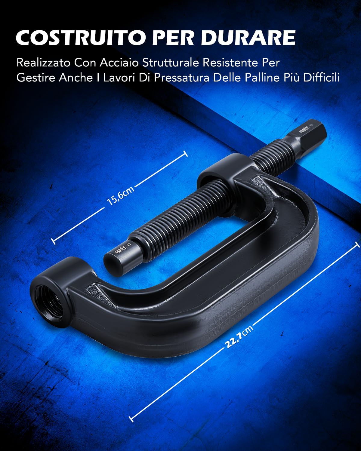 Orion Motor Tech 10 Pezzi Estrattore per Giunti Sferici 4 in 1 Pressa per Giunti Sferici e Set per Rimozione di Giunti a U per Perni di Ancoraggio dei Freni per Auto 2WD 4WD