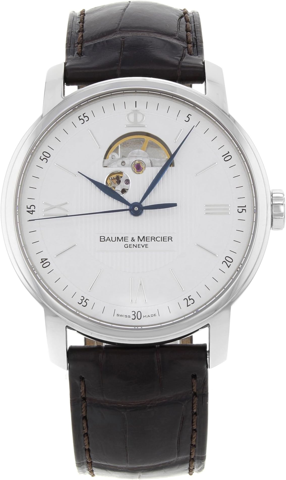 Baume & Mercier Classima 8688 Steel and Leather Mens Watch - MOA8688