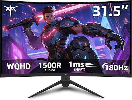 Miniatura 20 de KTC Monitor para juegos de 24 pulgadas 180Hz - Monitores de computadora 2K 1440P, monitor IPS rápido con HDR 400, sincronización adaptativa, hasta