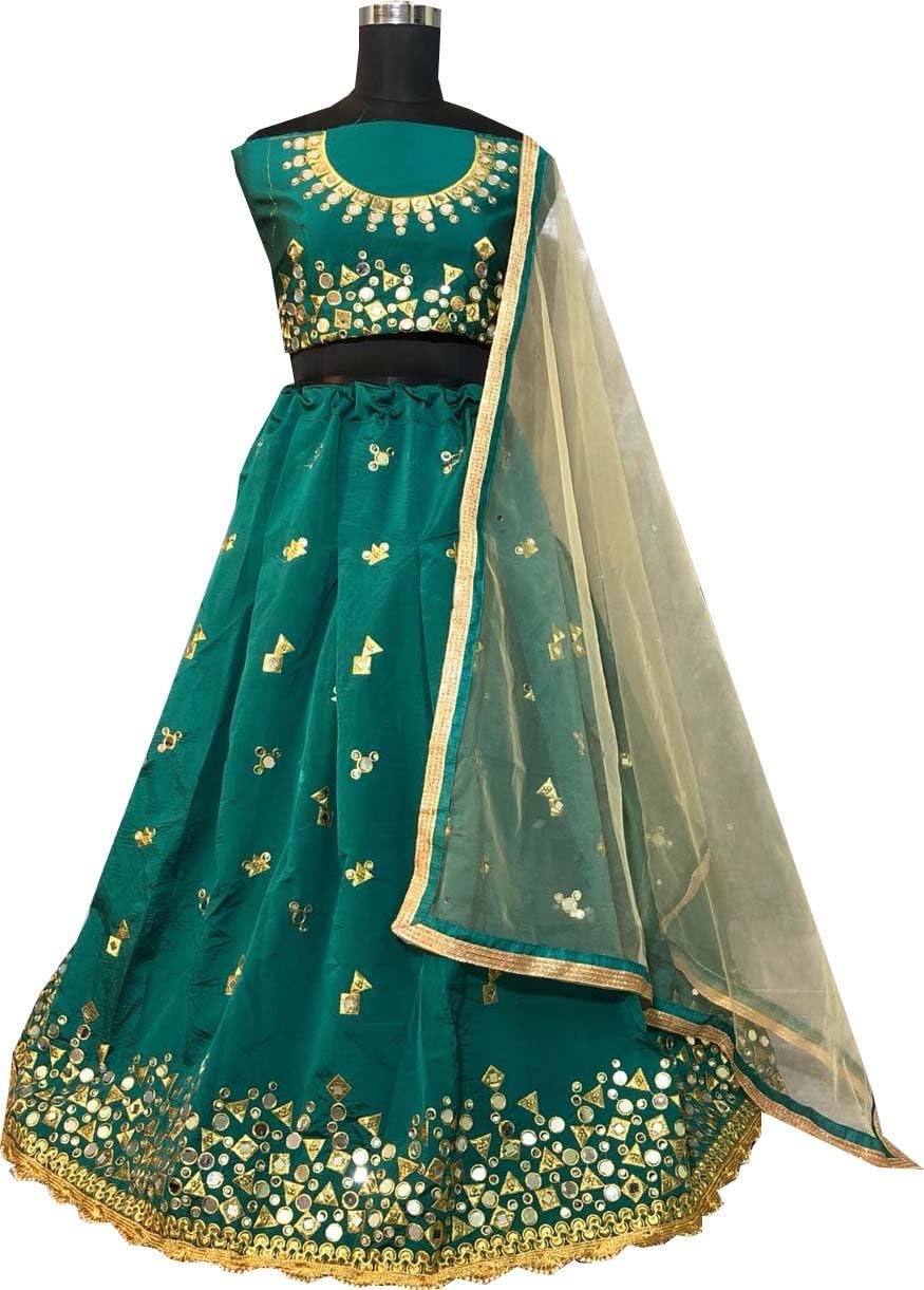 Snreks Collection Green Color Heavy New Designer Indian wear Lehenga Choli
