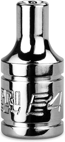 Capri Tools Enchufe de estrella externo E4, unidad de 1/4 pulgadas