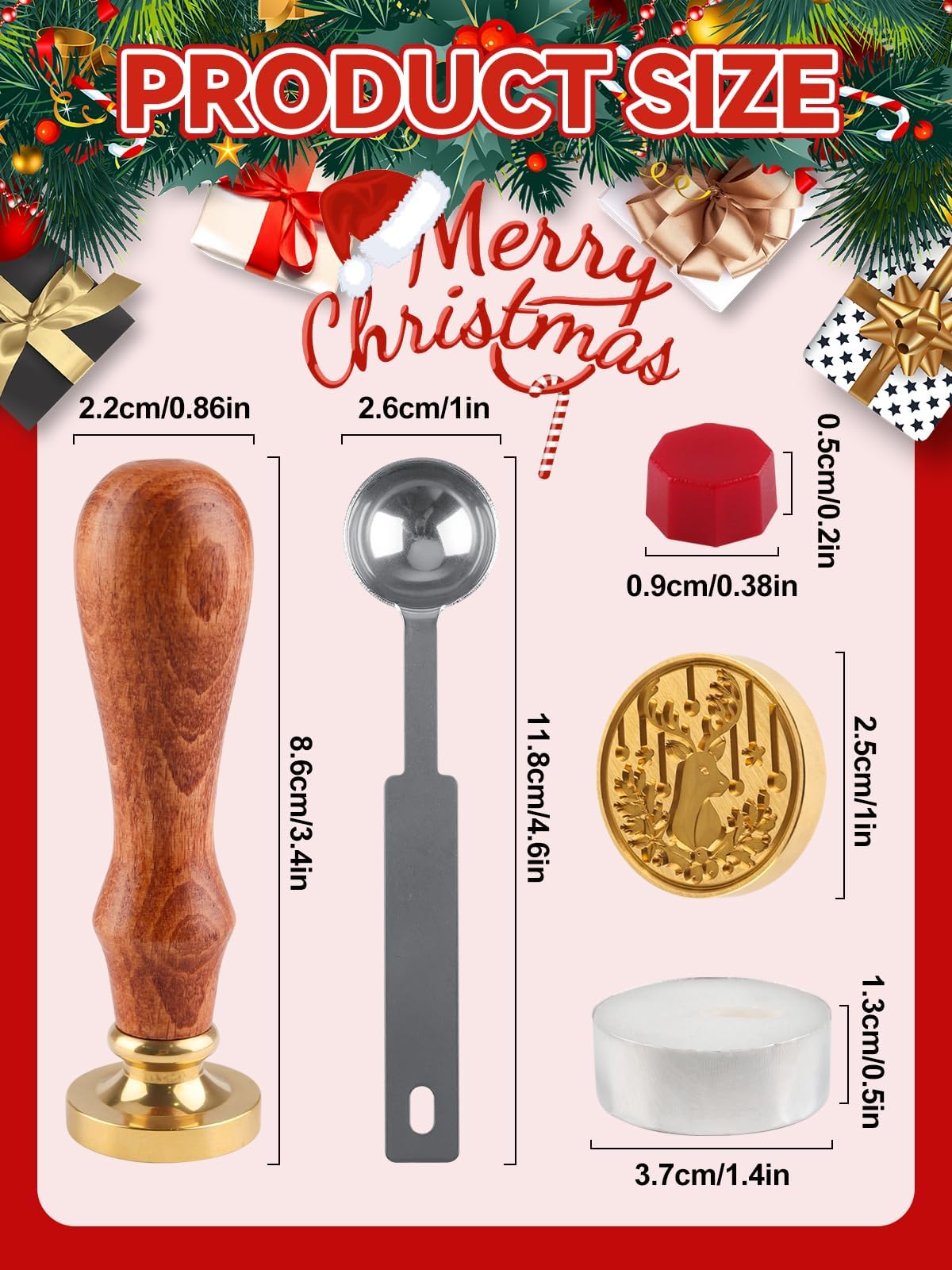 North Pole Santa Official D1 Wax Seal Stamp