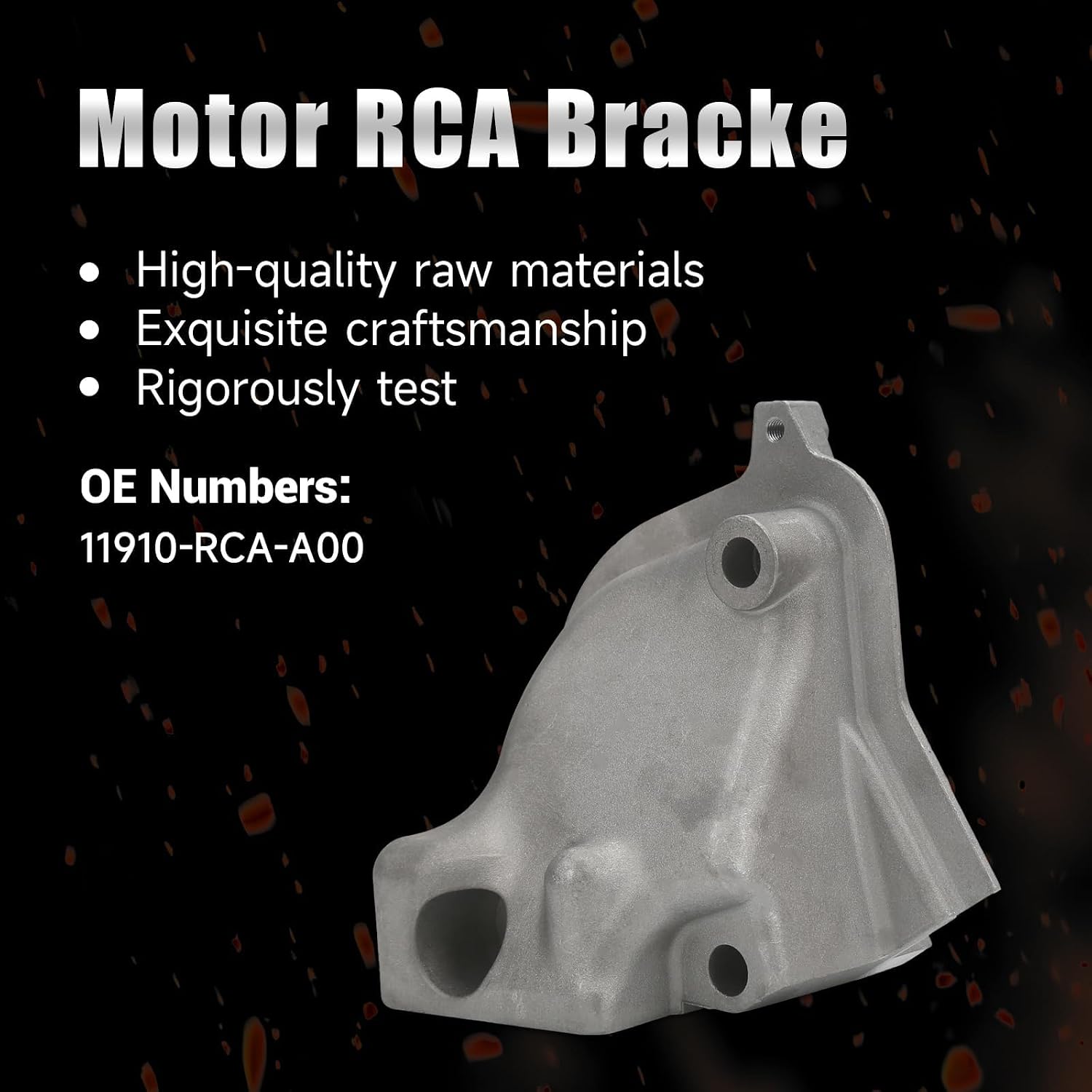 Engine Mount Motor RCA Bracket Compatible with Honda Accord 2003-2007 Pilot 2005 V6 EX LX 5AT 6MT Replacement for 11910-RCA-A00 with Bolts