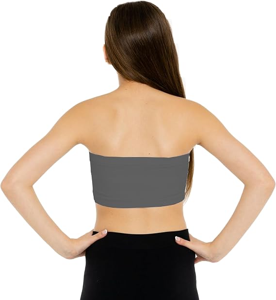 Malibu Sugar Girls Bandeau Tube Top Strapless Soft Stretch Fit Ages 10-14