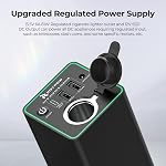 RoyPow 30W PD Power Bank with 12V 10A Constant Voltage Cigarette Lighter Socket, 86.58Wh USB C Laptop Portable Charger, 18W QC & 12V DC Battery Pack, Perfect for Dash Cam or Camping(Upgraded Version)