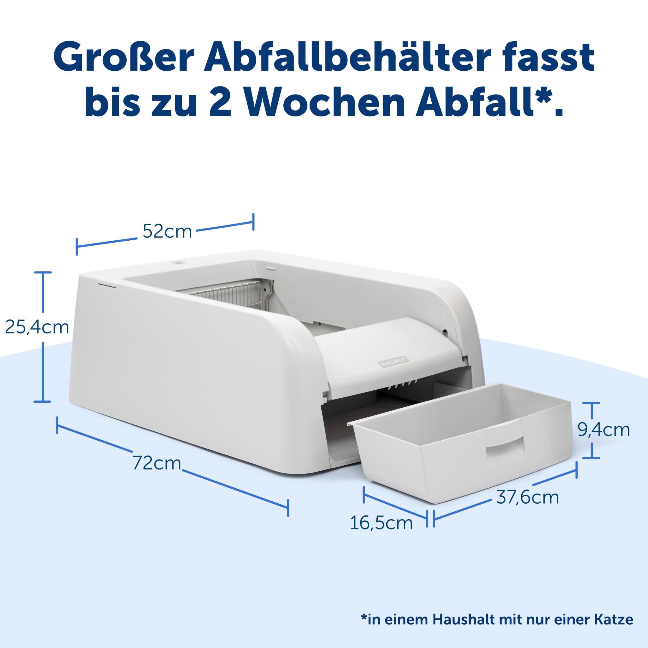 PetSafe ScoopFree Selbstreinigende Katzentoilette | Automatischer Rechen, Optimale Geruchskontrolle, Für Mehrere Katzen Geeignet