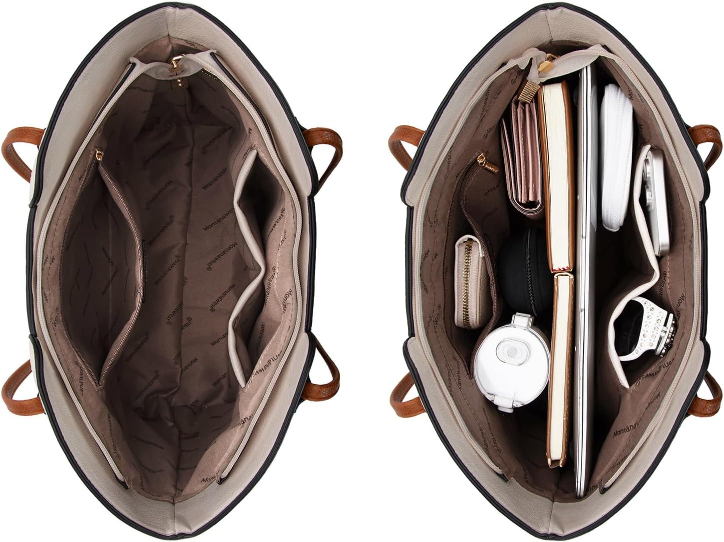 Montana West Tote Bags for Women Medium Top Handle Satchel Purses - Image 5