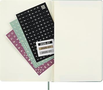 Moleskine 2026-27 18-Month Weekly Planner, Large, Sage Green, Hardcover