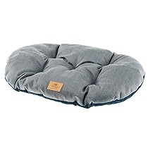 Ferplast Cuscino per cani e gatti STUART 89, 10, Double-face, Tweed e soffice velluto, Lavabile, Blu