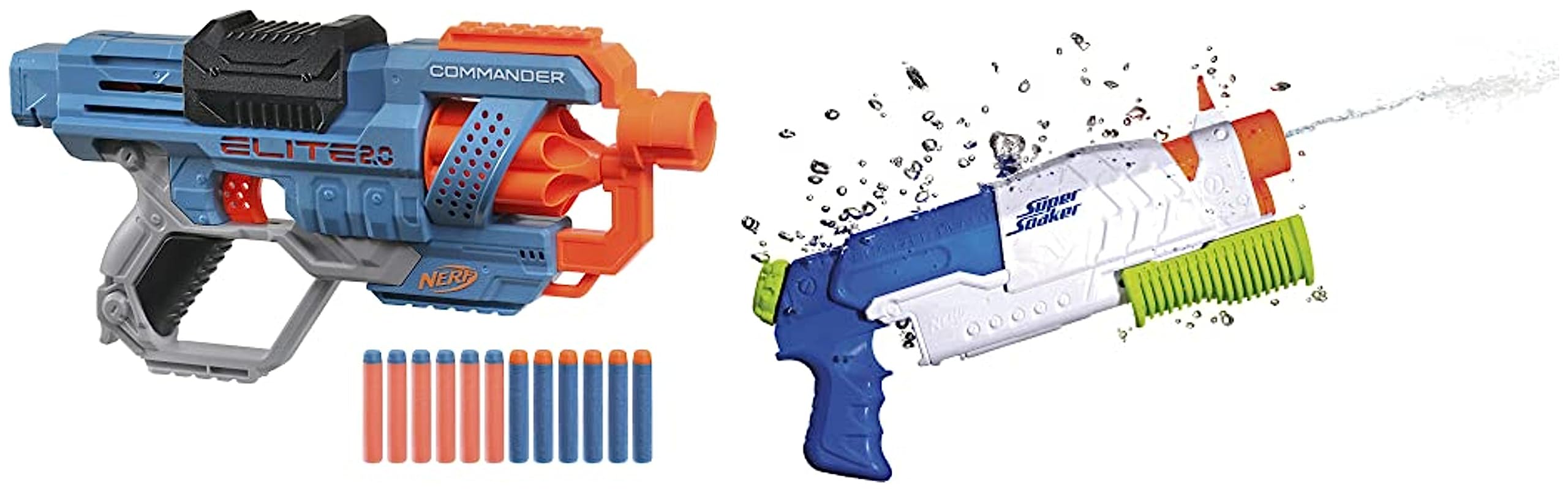 Nerf Super Soaker Scatter Blast Water Blaster, 5 Streams of Water