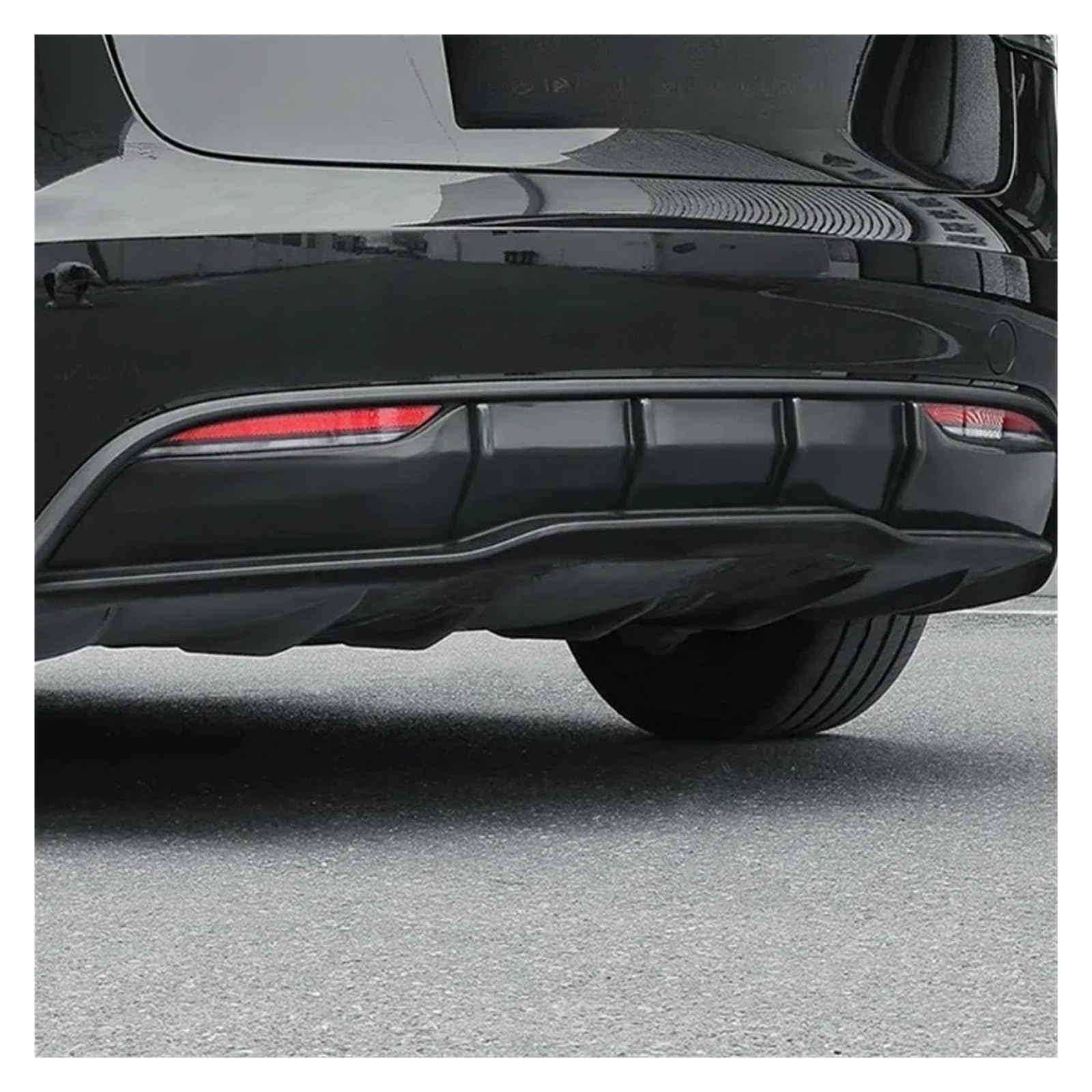 Splitter Pare-Chocs Arrière pour Tesla pour modèle 3 Highland 2024 2025 séparateur de becquet Pare-Chocs arrière pour la Protection